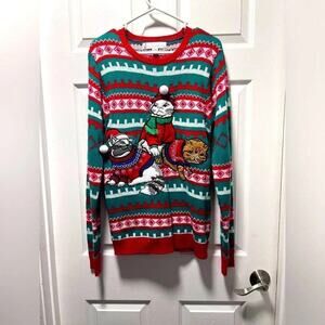 Ugly Christmas Sweater Jolly Sweaters Size Small Cats